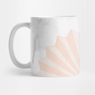 Marble waaier Peach Mug